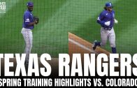 Jake Marisnick Blasts First Texas Home Run & Taylor Hearn Goes 2+ Innings | Rockies vs. Rangers