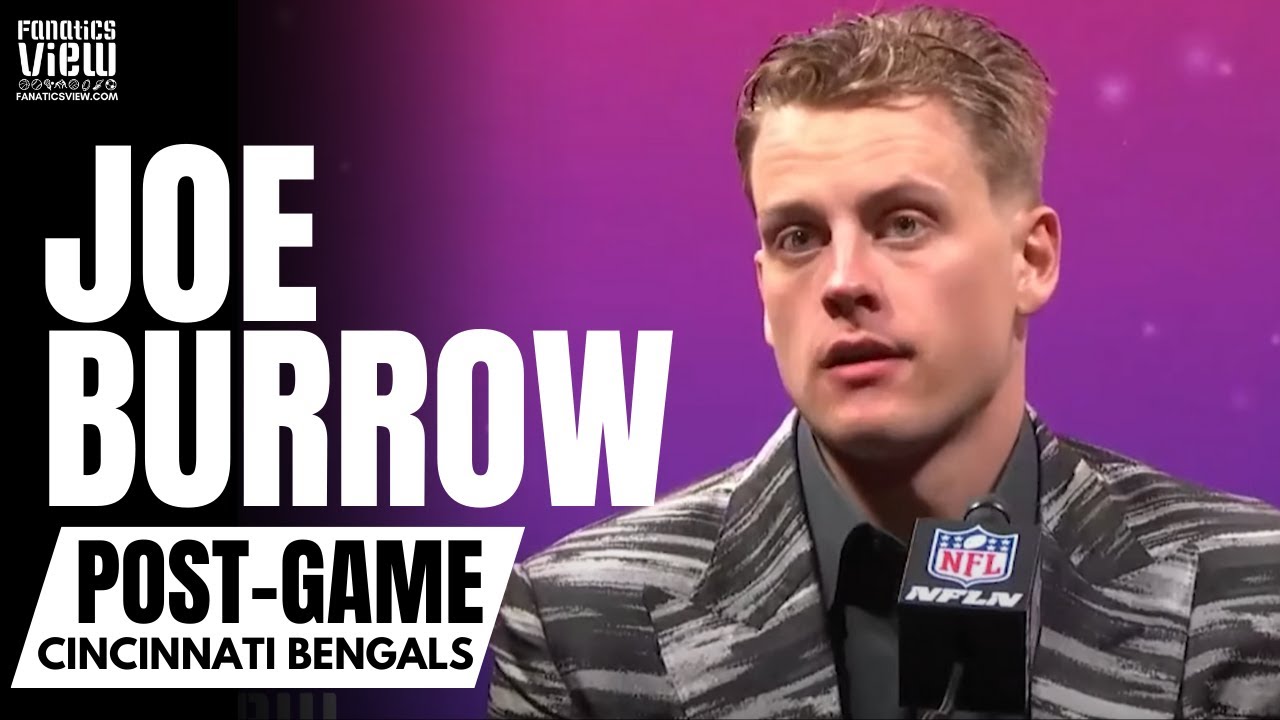 Joe Burrow Reacts to Losing Super Bowl vs. LA Rams: 