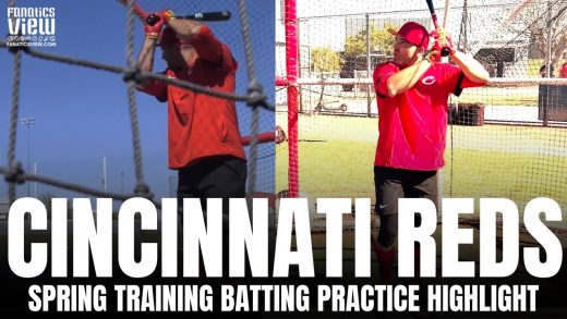 Joey Votto Smacks Homers at Cincinnati Reds Spring Training Camp | Batting Practice Highlight