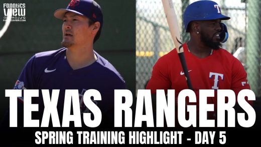 Kohei Arihara Throws First Bullpens of 2022 & Adolis Garcia Faces Live Pitching at Texas Camp