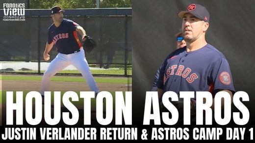 The First Look at Justin Verlander Throwing in Return From Tommy John Surgery for Houston Astros
