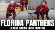 The First Look of Claude Giroux Practicing With Florida Panthers | Florida Practice Highlight