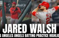 Jared Walsh CRUSHES Absolute Bombs in Los Angeles Angels Batting Practice | LA Angels Highlight