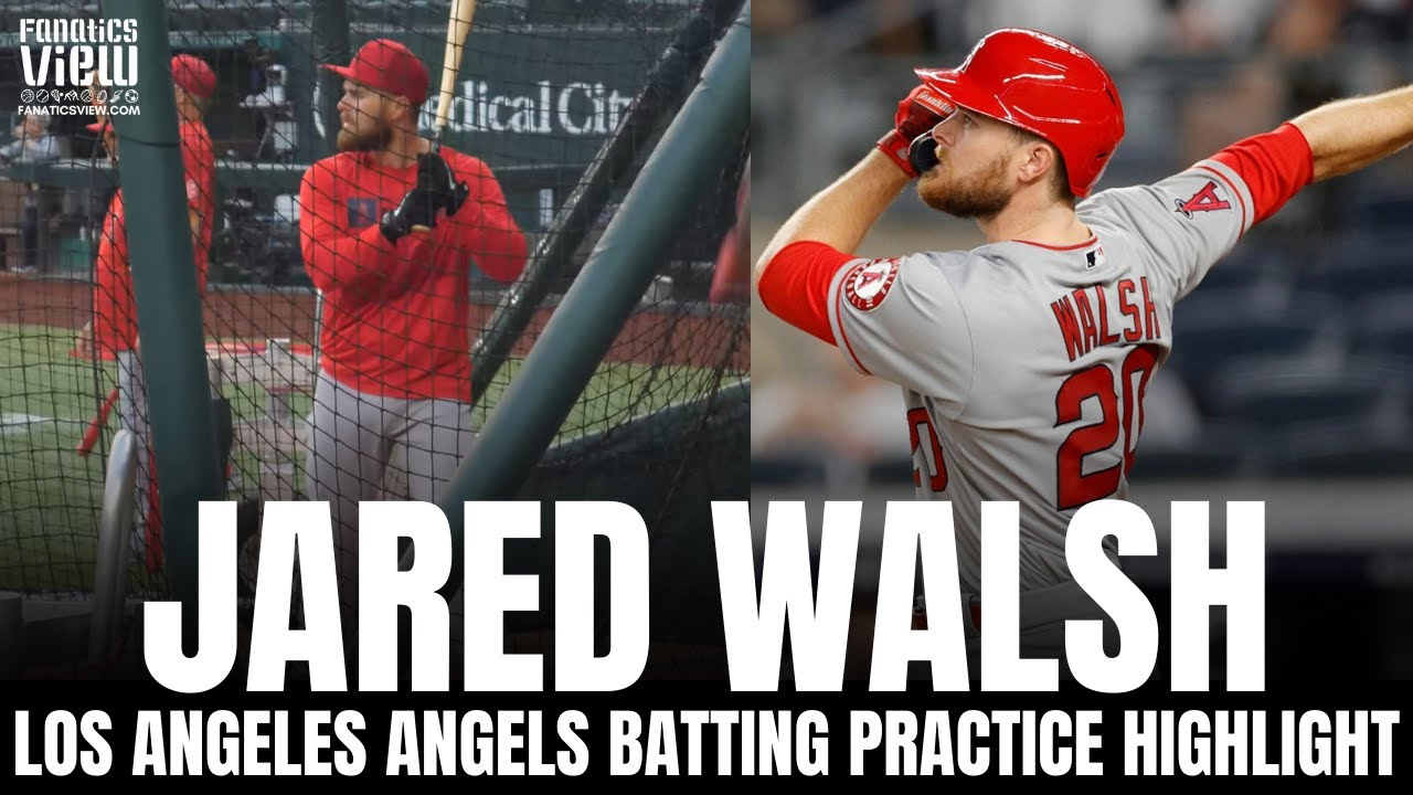 Jared Walsh CRUSHES Absolute Bombs in Los Angeles Angels Batting Practice | LA Angels Highlight
