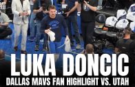Luka Doncic Gifts Lucky Young Dallas Mavs Fans His Sneakers at Dallas Mavs vs. Utah Jazz Game 2