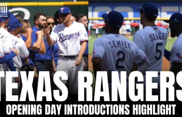 Texas Rangers Full Opening Day Introductions With New Rangers Corey Seager & Marcus Semien