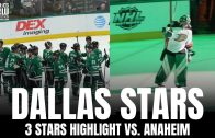 Emergency Goalie Tom Hodges Gets 3rd Star in Dallas Stars vs. Anaheim Ducks | Dallas Stars Highlight