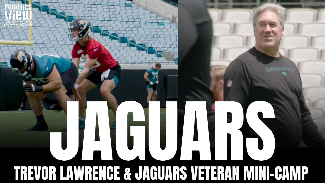 Trevor Lawrence Gets In First Reps With New Jacksonville Jaguars Head Coach Doug Pederson