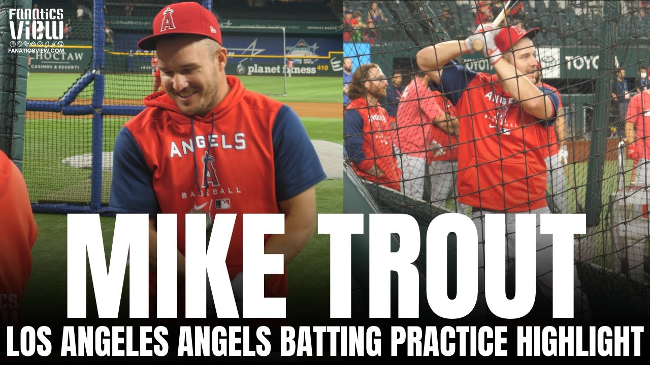 Mike Trout CRUSHES UPPER TANK HOMERS in Rare Mike Trout Batting Practice Session