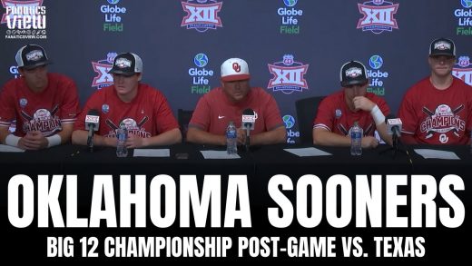 Oklahoma Sooners Players & Skip Johnson React to Oklahoma Winning Big 12 Championship vs. Texas