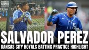 Salvador Perez Displays ELITE POWER, Crushes Homers to All Fields | KC Royals Batting Practice