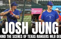 Behind The Scenes of Josh Jung’s First Ever MLB Game With Texas Rangers + First Batting Practice