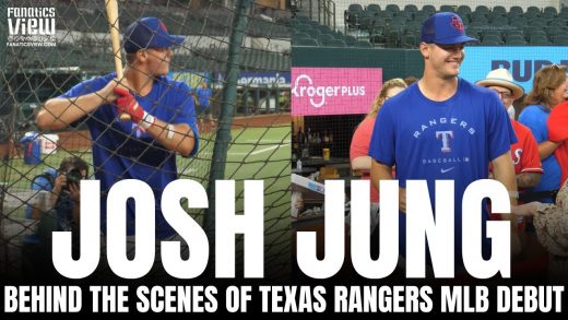 Behind The Scenes of Josh Jung’s First Ever MLB Game With Texas Rangers + First Batting Practice