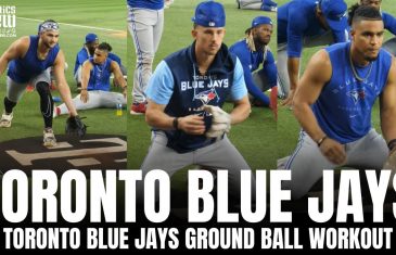 Bo Bichette, Cavan Biggio & Santiago Espinal Ground Ball Training & Workout Video