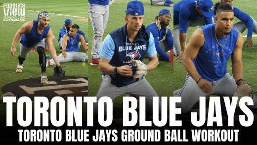 Bo Bichette, Cavan Biggio & Santiago Espinal Ground Ball Training & Workout Video