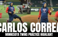 Carlos Correa Works on Fielding Ground Balls & Throwing Delivery | Behind The Scenes of Twins