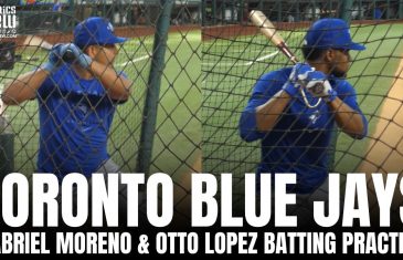 Gabriel Moreno & Otto Lopez Batting Practice Highlight | Toronto Blue Jays Top Prospects Highlight