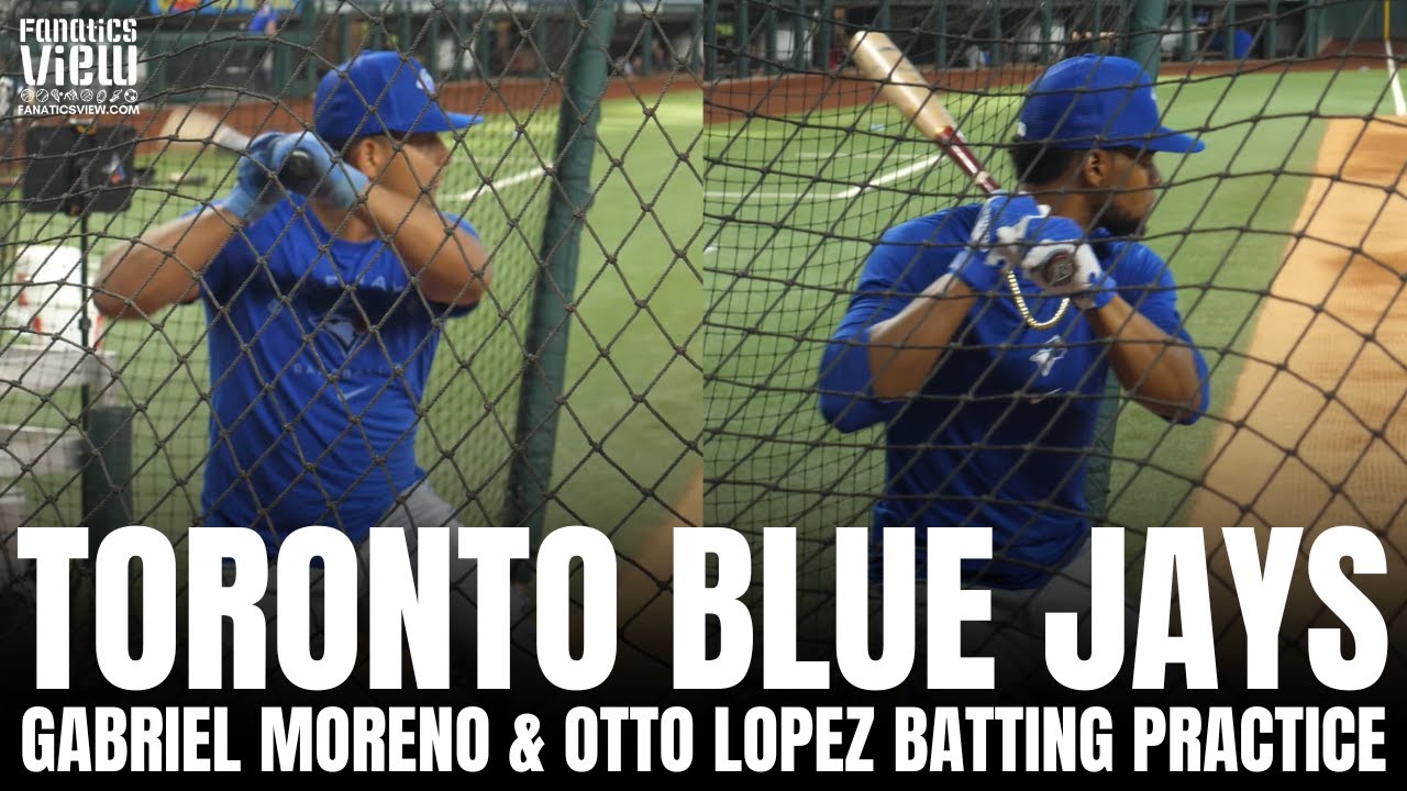 Gabriel Moreno & Otto Lopez Batting Practice Highlight | Toronto Blue Jays Top Prospects Highlight