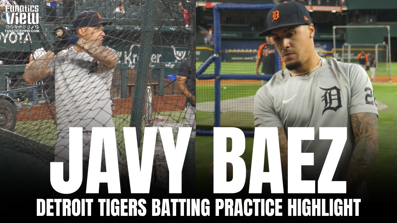 Javy Baez Smacks Homers & Line Drives in Batting Practice | Detroit Tigers Batting Highlight