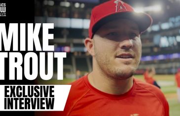 Mike Trout Reacts to Shohei Ohtani vs. Aaron Judge MVP Debate, Eagles & Outfield Mt. Rushmore