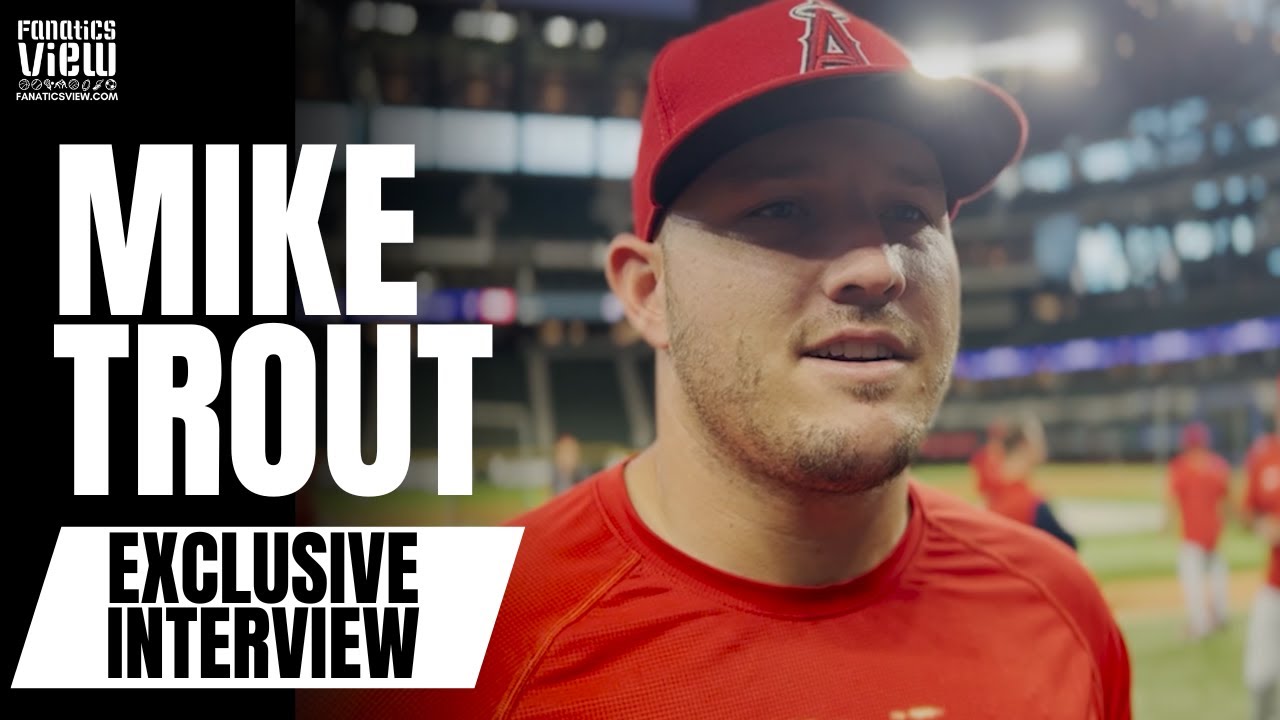 Mike Trout Reacts to Shohei Ohtani vs. Aaron Judge MVP Debate, Eagles & Outfield Mt. Rushmore