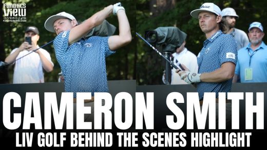 The First Look at Cameron Smith Teeing Off With LIV Golf | Behind The Scenes of LIV Golf Boston