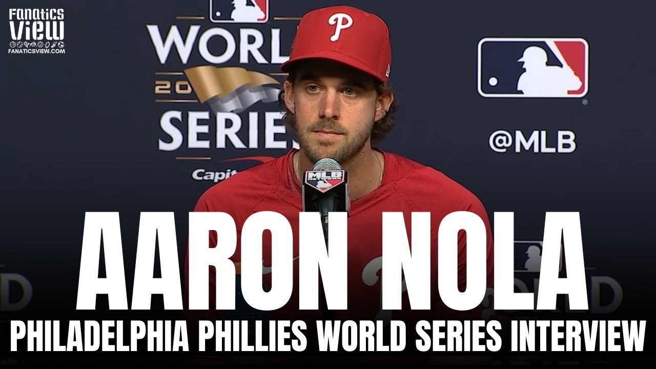 Aaron Nola Reveals Conversation With Austin Nola After NLCS & Reacts to Phillies vs. Astros WS