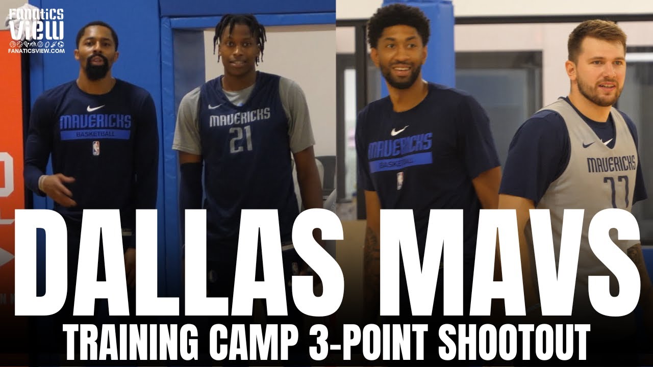 Dallas Mavs Full Team 3-Point Shootout featuring Luka Doncic, Christian Wood & Spencer Dinwiddie