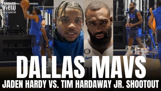 Jaden Hardy vs. Tim Hardaway Jr. 3-Point Shootout SQUARE OFF Highlight at Dallas Mavs Training Camp