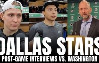 Jason Robertson, Joel Kiviranta & Peter DeBoer React to Dallas Stars Win vs. Washington Capitals