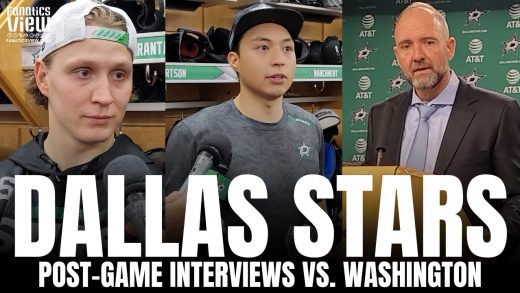 Jason Robertson, Joel Kiviranta & Peter DeBoer React to Dallas Stars Win vs. Washington Capitals