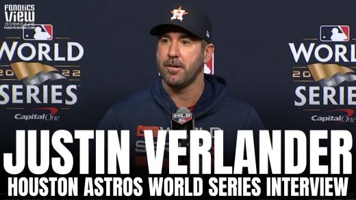 Justin Verlander talks Chance for First World Series Win & Houston Astros vs. Philadelphia Phillies