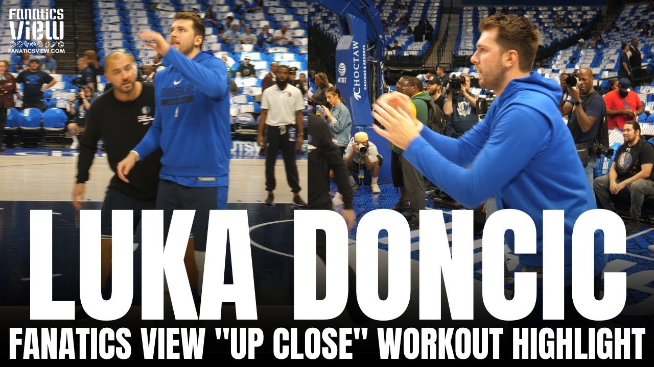 Luka Doncic Displays New Post Moves & Forces Dallas Mavs Coach to Do Pushups! | DALLAS MAVS