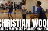 The First Look of Christian Wood Practicing With Dallas Mavericks & Shooting 3-Pointers in Dallas