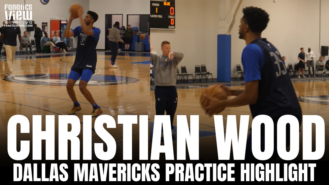 The First Look of Christian Wood Practicing With Dallas Mavericks & Shooting 3-Pointers in Dallas