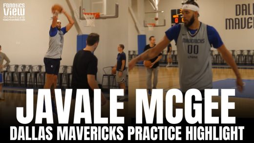 The First Look of JaVale McGee Practicing & Shooting 3’s With Dallas Mavericks in Return to Dallas