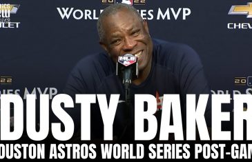 Dusty Baker Reacts to Houston Astros Winning World Series & Winning First World Series as a Manager