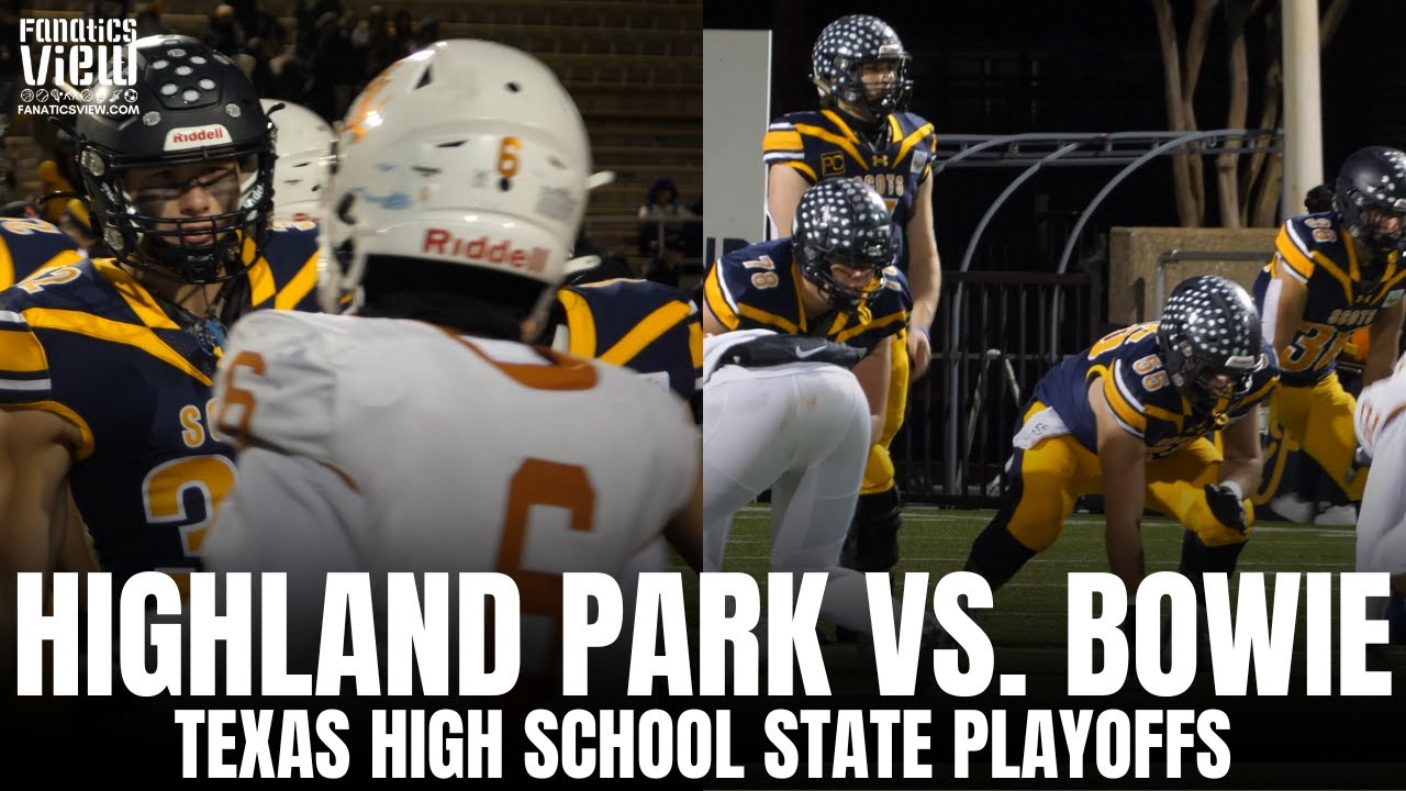 Highland Park Scots vs. Bowie Vols - Texas High School Football Playoffs | Condensed Game Highlights