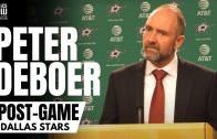 Peter DeBoer Explains Why Jake Oettinger Reminds Him of Martin Brodeur & Reacts to Avalanche Loss