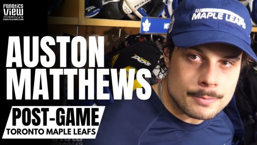 Auston Matthews Reacts to Impressions of Dallas Stars, Jason Robertson & Mitch Marner’s Epic Streak