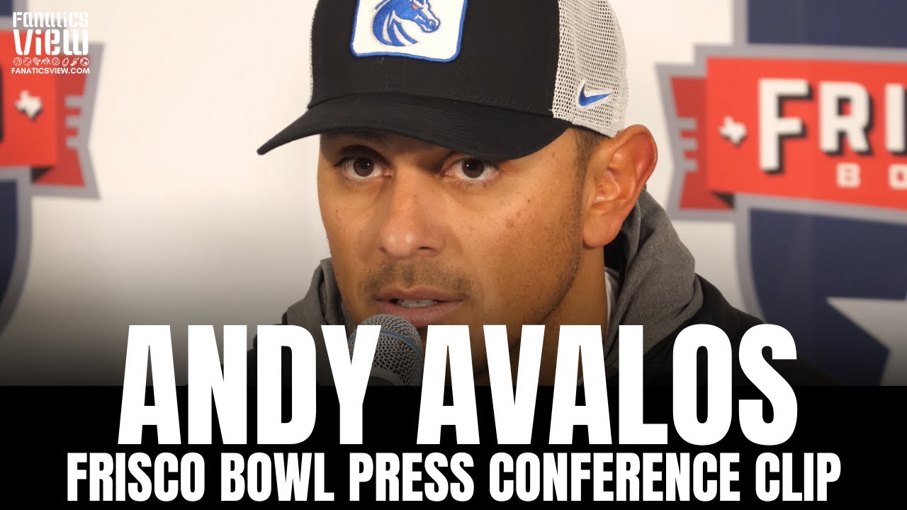 Boise State Coach Andy Avalos Gives a Death Stare to Reporter Asking About North Texas Exchange