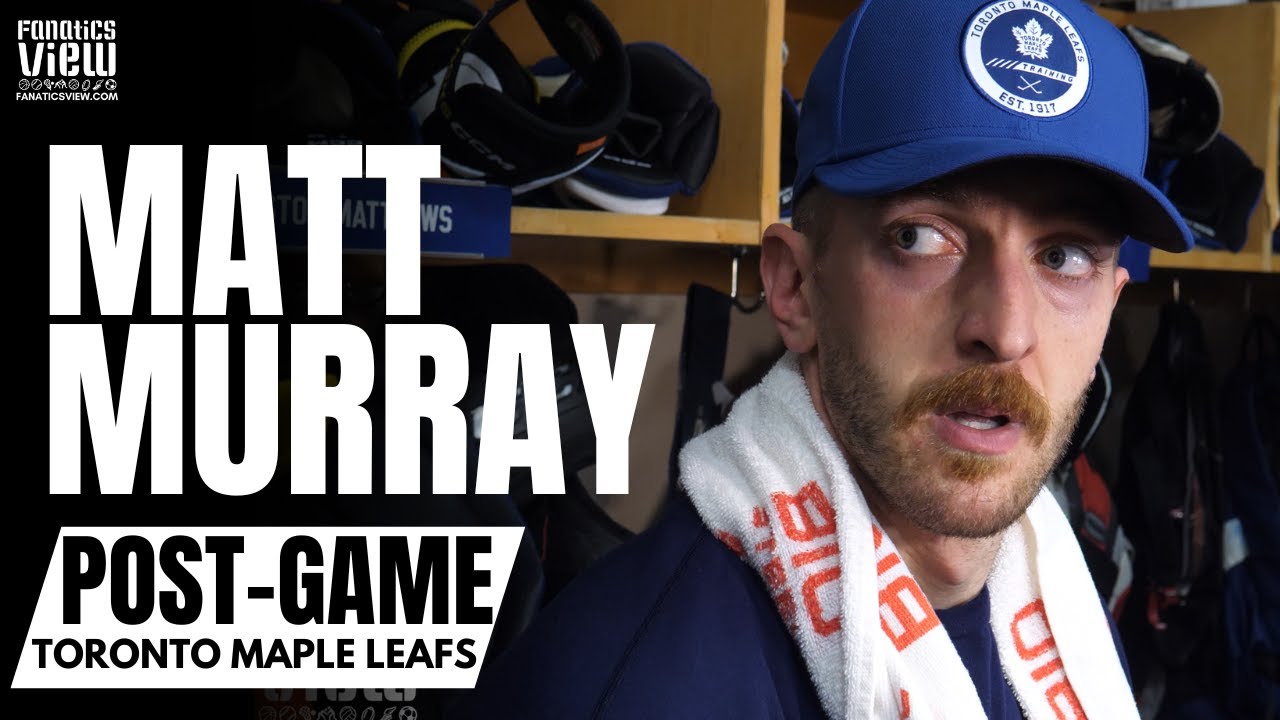 Matt Murray Reacts to Getting a Shut Out vs. Dallas, Strong Play for Leafs & Health After Injury
