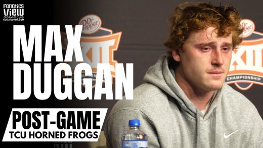Max Duggan Emotional Post-Game Reaction to TCU’s Big 12 Championship Loss & CFB Playoff Future