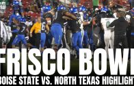 Scrum Breaks Out Between Boise State & North Texas at Frisco Bowl After Sideline Hit on Taylen Green