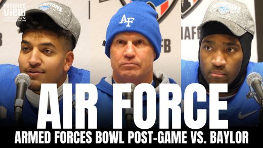 Troy Calhoun & Air Force Players React to Armed Forces Bowl Win vs. Baylor, Air Force Historic Run