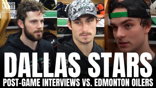 Tyler Seguin, Mason Marchment & Wyatt Johnson React to Facing Conor McDavid, Stars Loss vs. Oilers