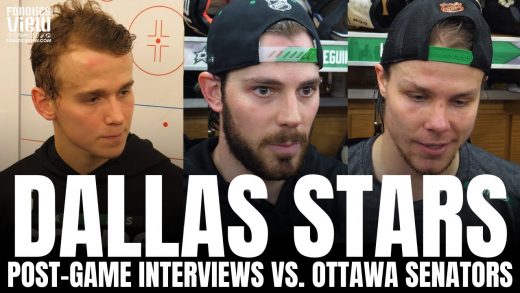 Tyler Seguin, Miro Heiskanen & Nils Lundkvist React to Seguin’s OT Game Winner vs. Ottawa Senators