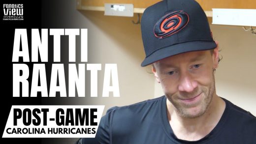 Antti Raanta talks Martin Necas Impact for Carolina & Potential Cup Matchup of Dallas vs. Carolina