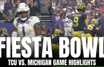 Fiesta Bowl CFP Playoffs: TCU Horned Frogs vs. Michigan Wolverines Condensed Field Highlights