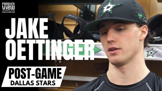 Jake Oettinger Reacts to Recording 4th Shutout of Season, Dallas Stars Impressive Run & Radek Faksa